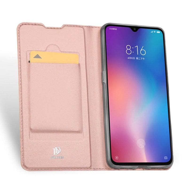 Θήκη Flip Xiaomi Mi 9 Επαγγελματική Απομίμηση Δέρματος