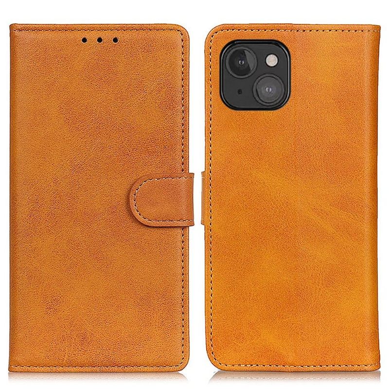 Κάλυμμα iPhone 13 Mini Marius Matte Leather Effect