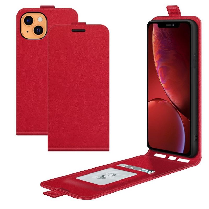 Κάλυμμα iPhone 13 Mini Θήκη Flip Faux Leather Vertical