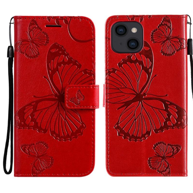 Κάλυμμα iPhone 13 Mini Υποστήριξη Λειτουργίας Butterflies