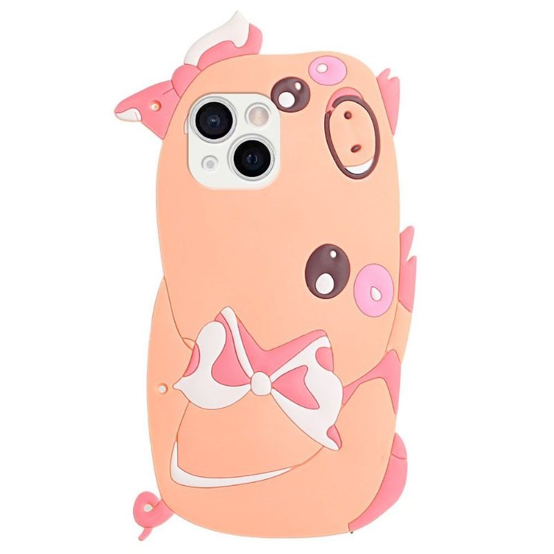 Θήκη iPhone 13 Mini Pig 3d With Strap