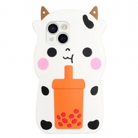 θηκη κινητου iPhone 13 Mini Cow 3d With Strap