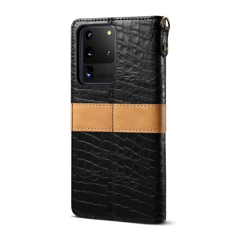 Κάλυμμα Samsung Galaxy S20 Ultra Imitation Croco Leather Effect