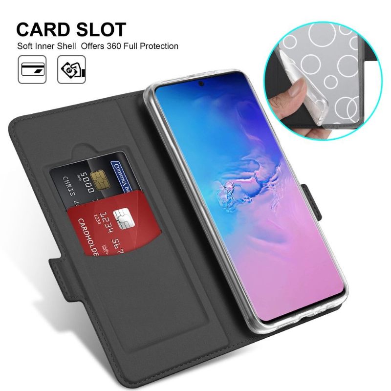 Θήκη Flip Samsung Galaxy S20 Ultra δερματινη θηκη Stand Case - Μαύρη