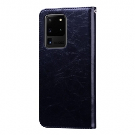 θηκη πορτοφολι Samsung Galaxy S20 Ultra Deluxe Vintage Leather Effect