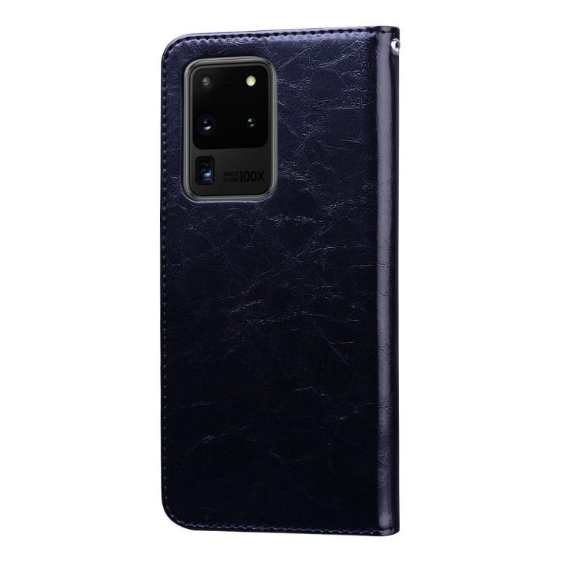 θηκη πορτοφολι Samsung Galaxy S20 Ultra Deluxe Vintage Leather Effect