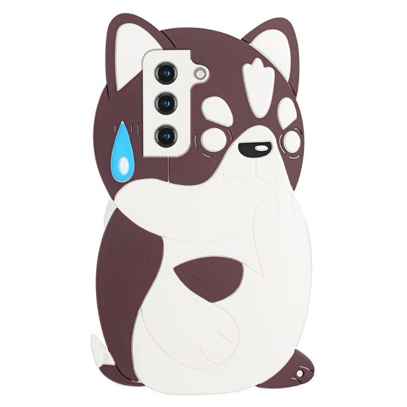 Θήκη Samsung Galaxy S22 5G 3d Cat With Strap