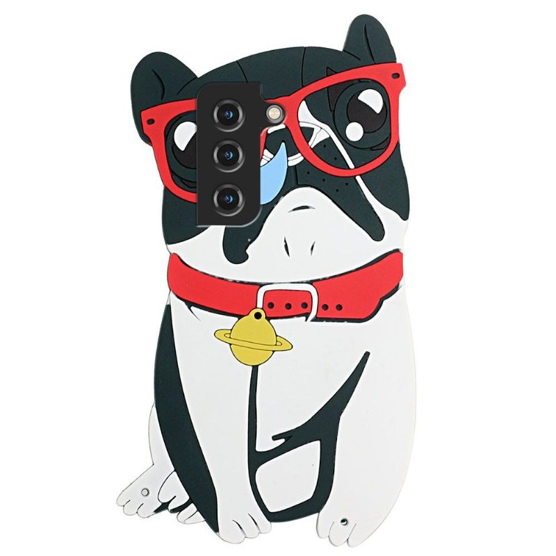 Θήκη Samsung Galaxy S22 5G 3d Dog With Strap