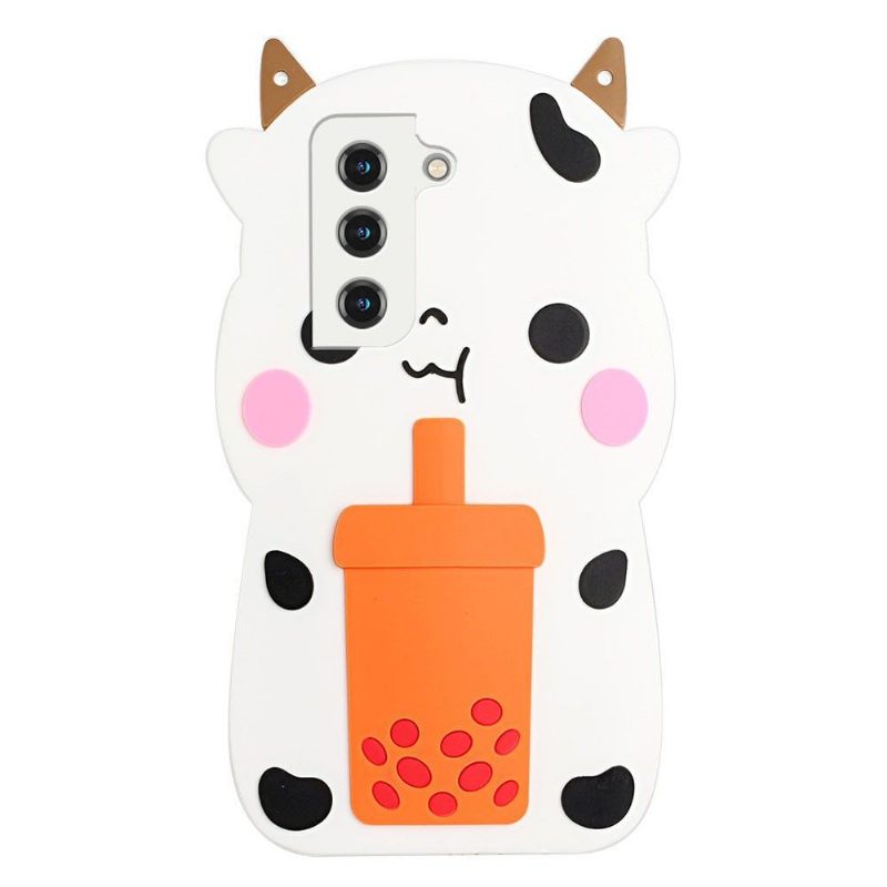 Θήκη Samsung Galaxy S22 5G Cow 3d With Strap