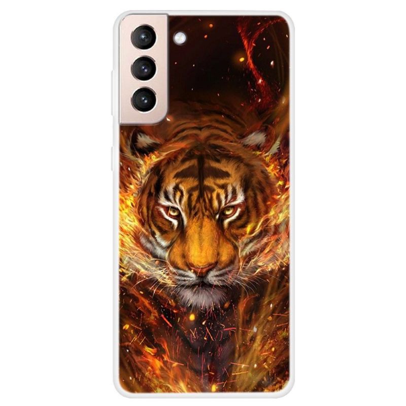 Θήκη Samsung Galaxy S22 5G Fire Tiger