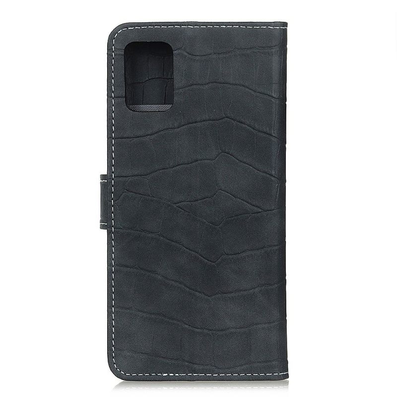 δερματινη θηκη Samsung Galaxy A71 Croc Effect Faux Leather