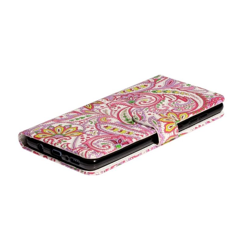 δερματινη θηκη Samsung Galaxy A71 Paisley Flower