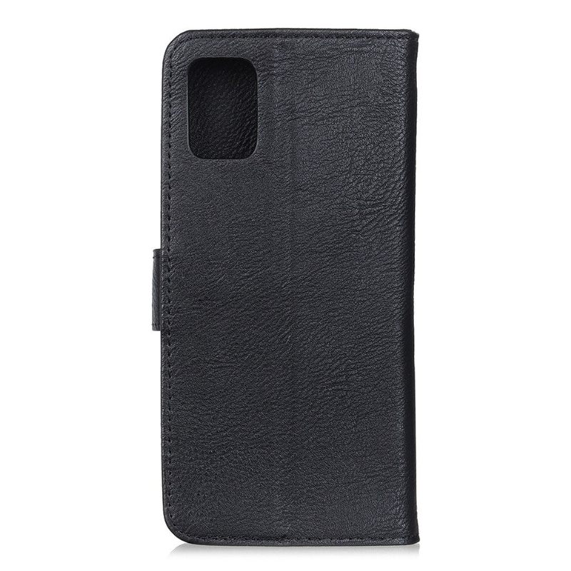 Κάλυμμα Samsung Galaxy A71 Khazneh Imitation Leather