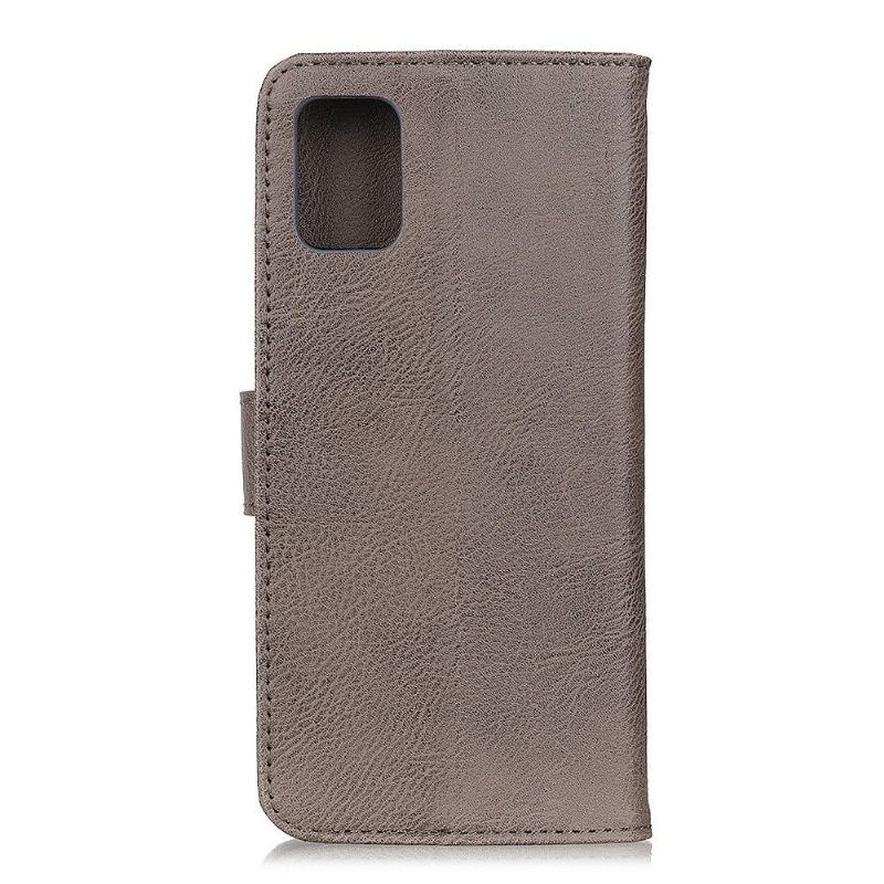 Κάλυμμα Samsung Galaxy A71 Khazneh Imitation Leather