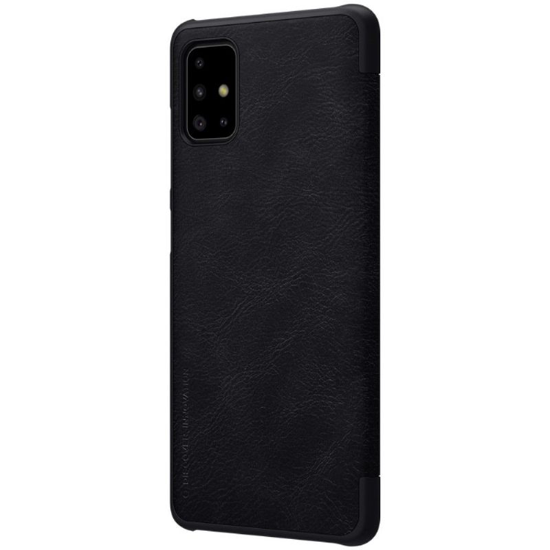 Κάλυμμα Samsung Galaxy A71 Nillkin Faux Leather Cover - Μαύρο