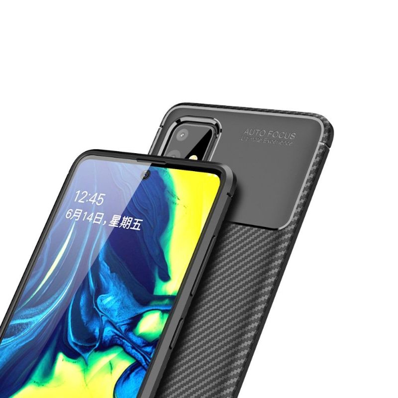 Θήκη Samsung Galaxy A71 Style Carbon Fiber In Gel