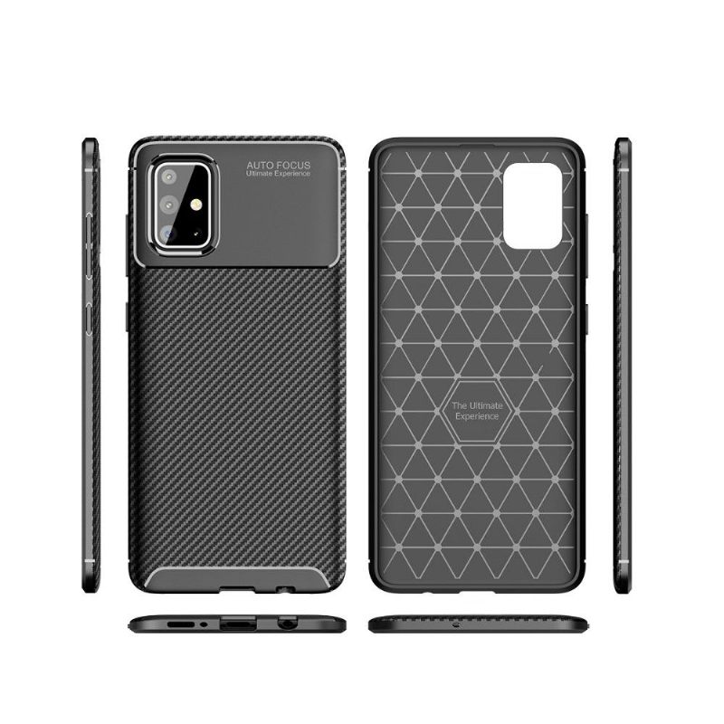 Θήκη Samsung Galaxy A71 Style Carbon Fiber In Gel