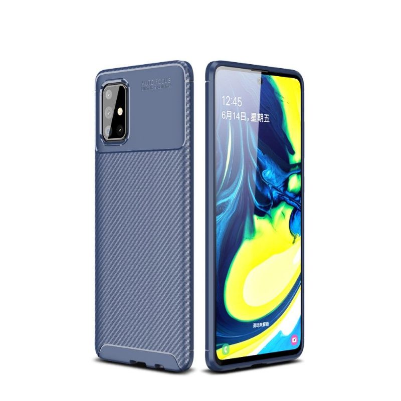 Θήκη Samsung Galaxy A71 Style Carbon Fiber In Gel