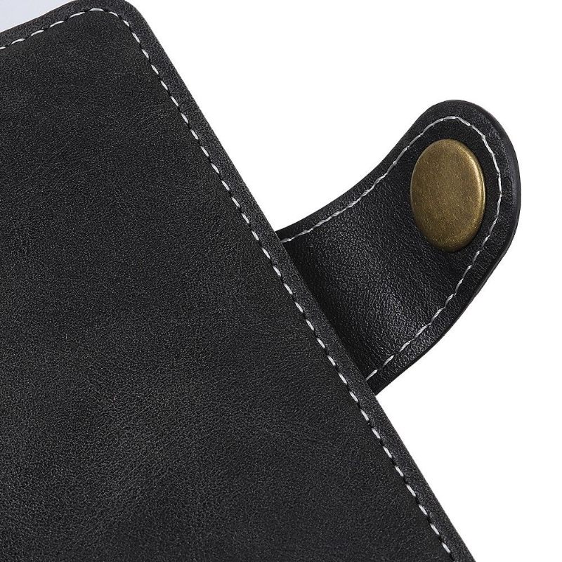 Κάλυμμα Samsung Galaxy A53 5G S Shape Leather Effect Εκτεθειμένες Ραφές