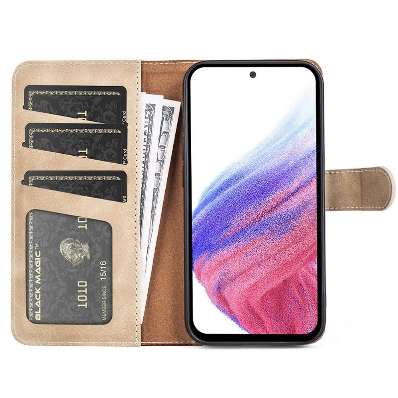 Κάλυμμα Samsung Galaxy A53 5G Θήκη Flip Bicolor Folio Stand