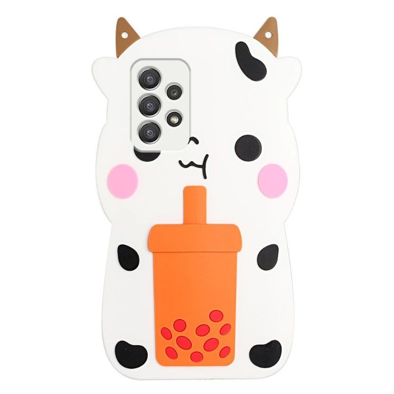 θηκη κινητου Samsung Galaxy A53 5G Cow 3d With Strap