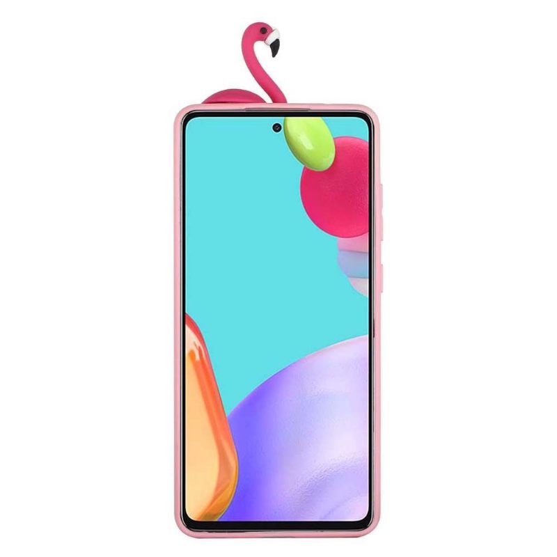 θηκη κινητου Samsung Galaxy A53 5G Silicone Flamingo 3d