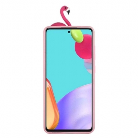 θηκη κινητου Samsung Galaxy A53 5G Silicone Flamingo 3d