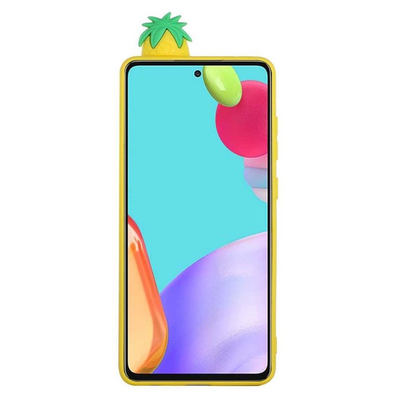 θηκη κινητου Samsung Galaxy A53 5G Silicone Pineapple 3d