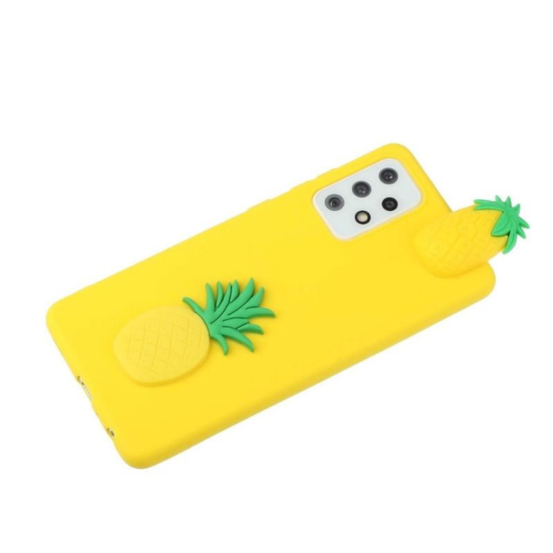 θηκη κινητου Samsung Galaxy A53 5G Silicone Pineapple 3d