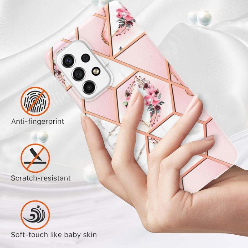 Θήκη Samsung Galaxy A53 5G Marble And Flower Crown