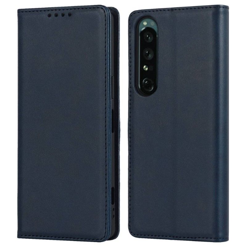 Κάλυμμα Sony Xperia 1 IV Θήκη Flip Πτερύγιο Θήκης Κάρτας Από Συνθετικό Δέρμα