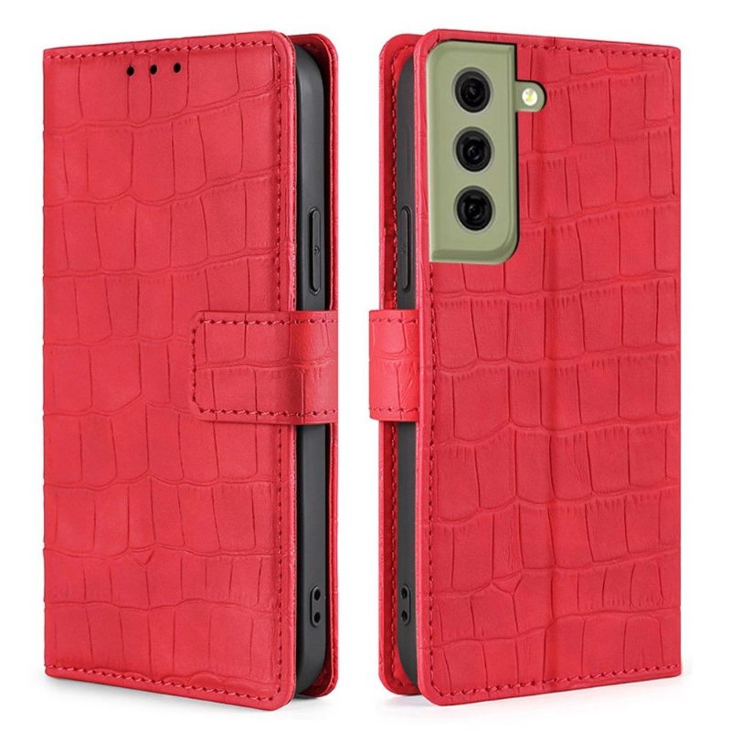 Κάλυμμα Samsung Galaxy S21 FE Ana Faux Crocodile Leather