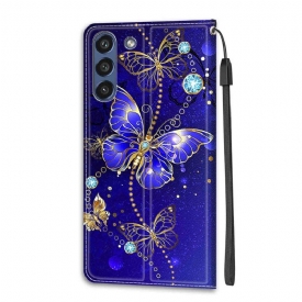 Κάλυμμα Samsung Galaxy S21 FE Purple Butterfly