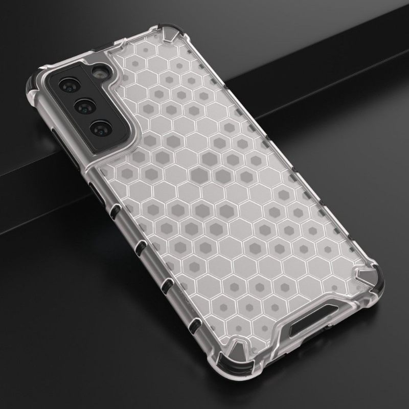 θηκη κινητου Samsung Galaxy S21 FE με κορδονι Honeycomb Design