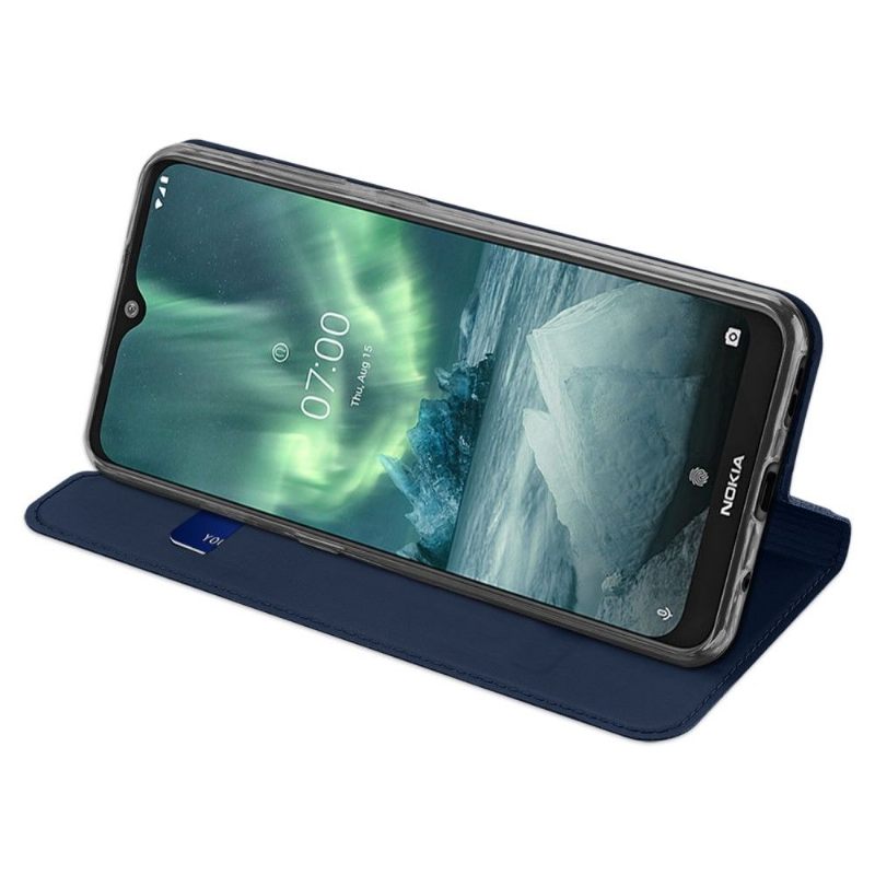 δερματινη θηκη Nokia 7.2 Business Satin Effect