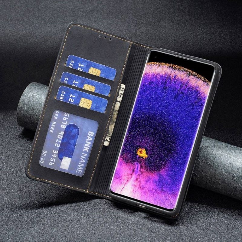 Κάλυμμα Oppo Reno 7 Θήκη Flip Binfen Color Flip Faux Leather