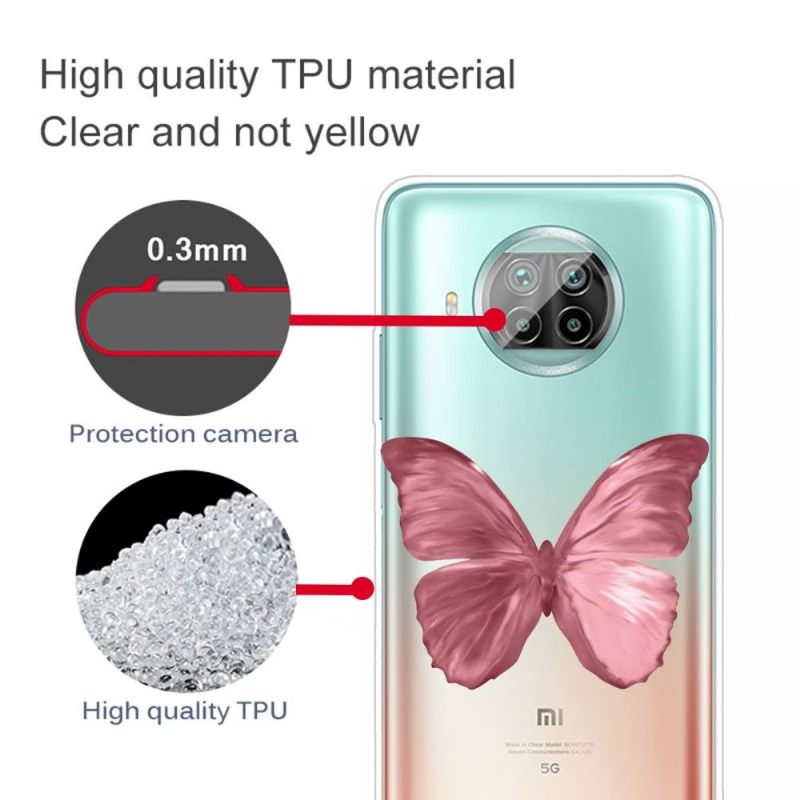 Θήκη Xiaomi Mi 10T Lite Pink Butterfly