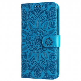 Δερματινη Θηκη Samsung Galaxy S24 5g Flamboyant Mandala Με Λουράκι