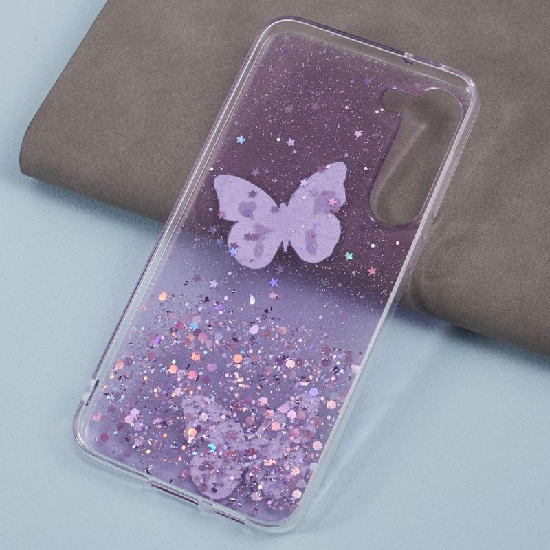 Κάλυμμα Samsung Galaxy S24 5g Πεταλούδες Glitter