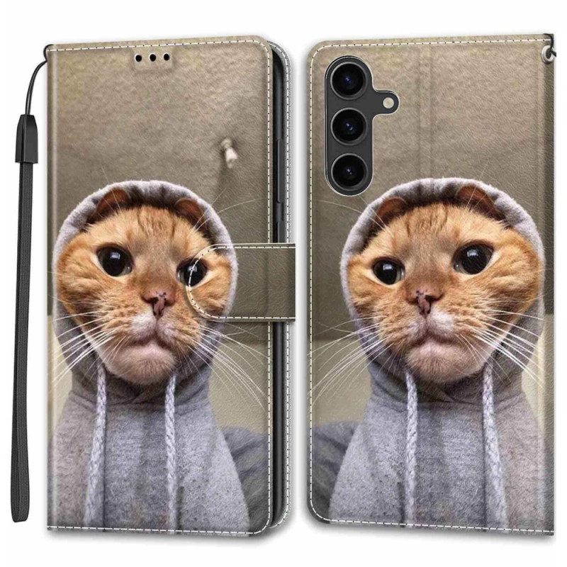 Θηκη Κινητου Samsung Galaxy S24 5g Yo Cat With Lanyard