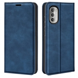 θηκη κινητου Moto G51 5G Θήκη Flip Εφέ Silk Soft Leather