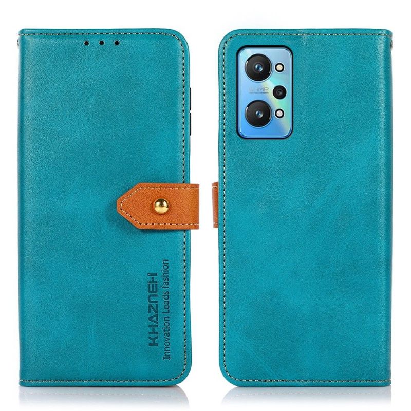 Κάλυμμα Realme GT Neo 3T / Neo 2 Khazneh Bicolor Faux Leather