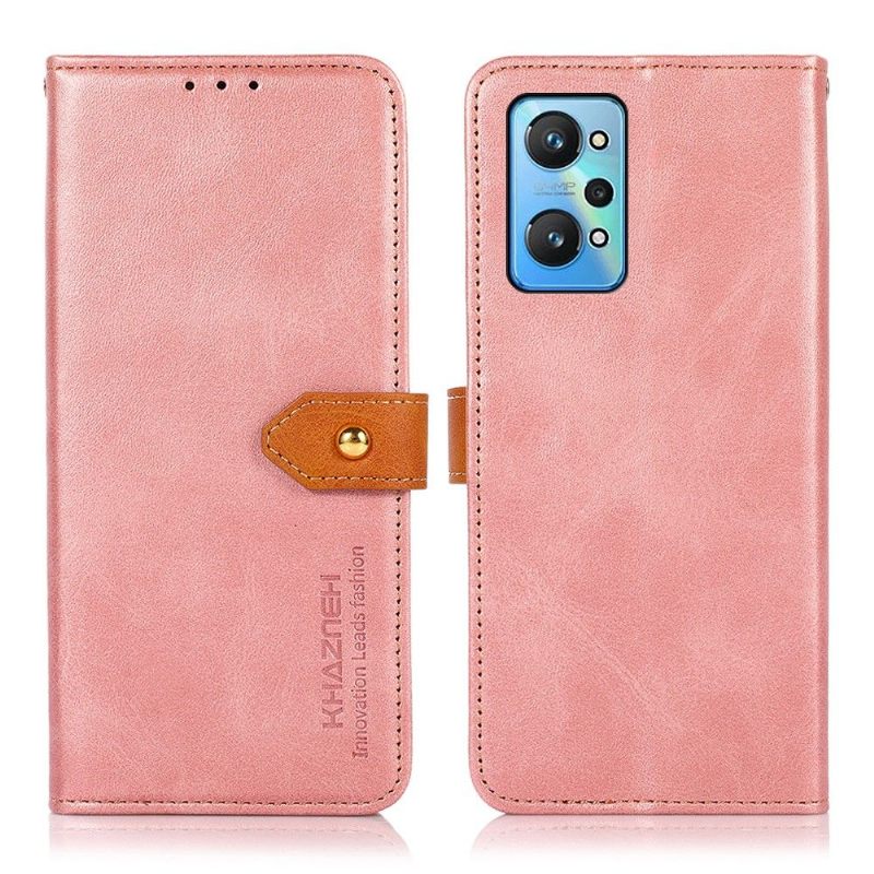 Κάλυμμα Realme GT Neo 3T / Neo 2 Khazneh Bicolor Faux Leather