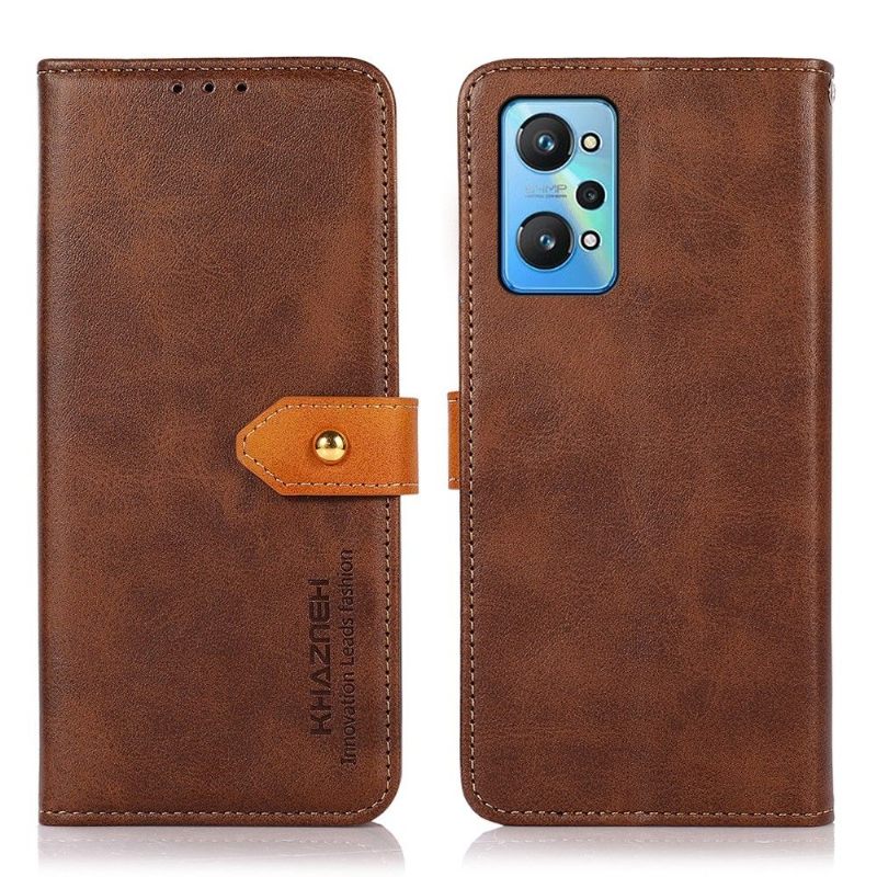 Κάλυμμα Realme GT Neo 3T / Neo 2 Khazneh Bicolor Faux Leather