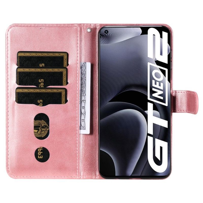 Κάλυμμα Realme GT Neo 3T / Neo 2 πορτοφολι Elena Wallet