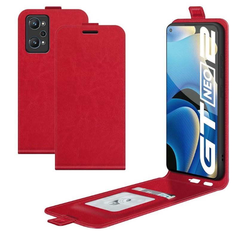 Θήκη Flip Realme GT Neo 3T / Neo 2 δερματινη θηκη Faux Leather Vertical