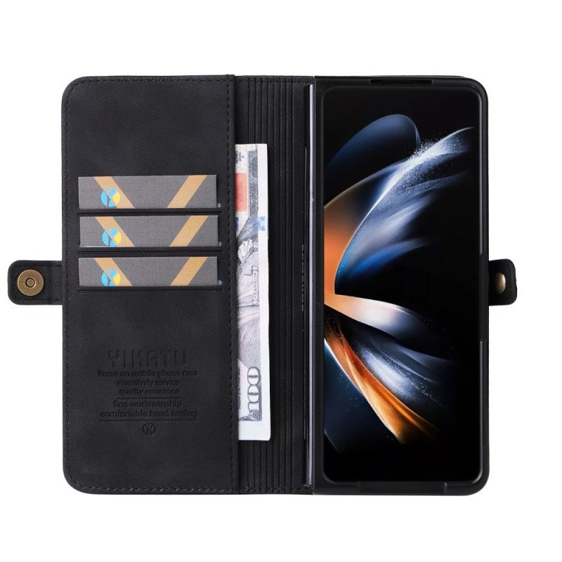 Δερματινη Θηκη Samsung Galaxy Z Fold 6 Vintage Yikatu