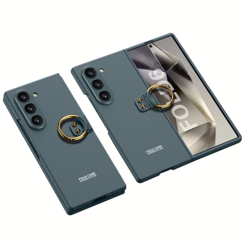 Κάλυμμα Samsung Galaxy Z Fold 6 Δαχτυλίδι Υποστήριξης Gkk Σιλικόνης