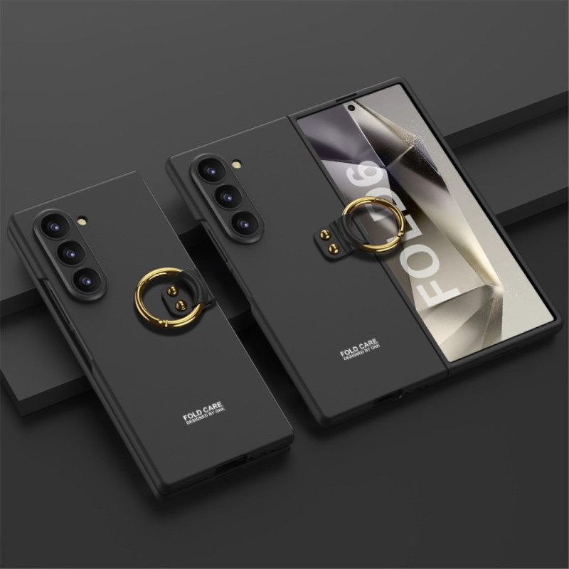 Κάλυμμα Samsung Galaxy Z Fold 6 Δαχτυλίδι Υποστήριξης Gkk Σιλικόνης