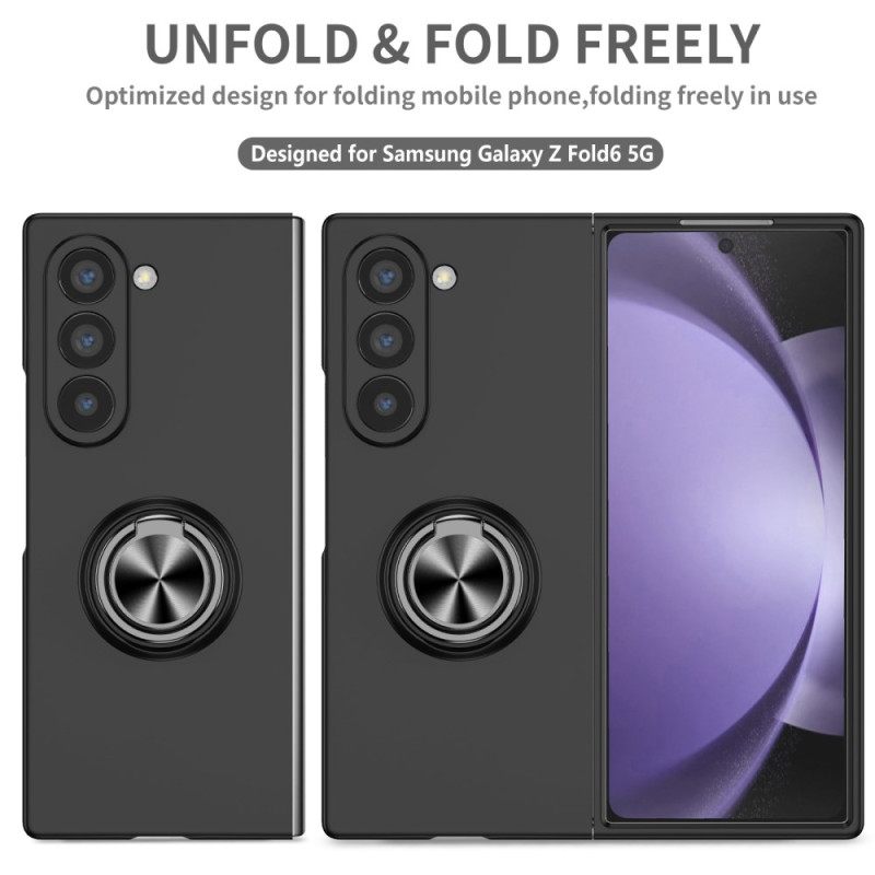 Κάλυμμα Samsung Galaxy Z Fold 6 Δαχτυλίδι Υποστήριξης Σιλικόνης